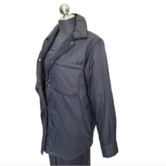 Black Tape Light Puffer Shacket Black NWT Sz XS - Picture 1 of 9